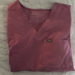 Figs Womens Catarina Scrub Top - X Small - Pink